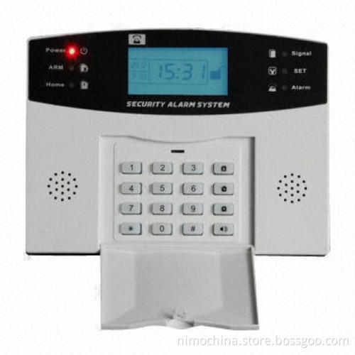 LCD PSTN Alarm System, Built-in AAA NiHM Rechargeable Battery Pack